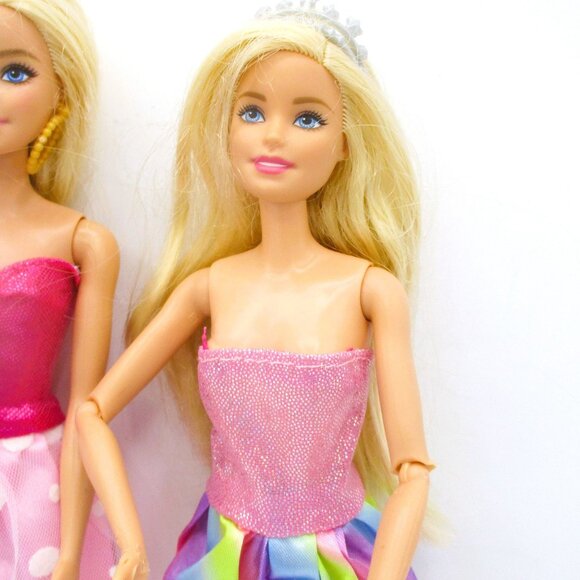 Mattel Barbie Dolls Lot Of 3 Made To Move Popstar 2013 Redressed - Picture 3 of 5